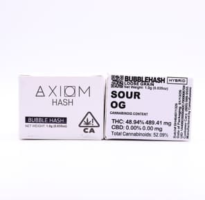 Axiom Hash - SOUR OG BUBBLE HASH