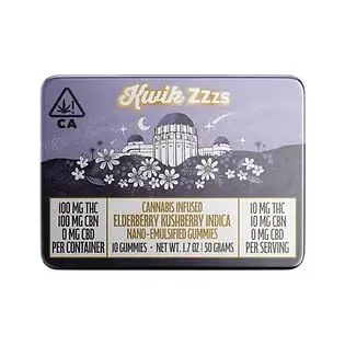 *Kwik Zzzs - Elderberry THC:CBN - Gummies 1:1 100mg
