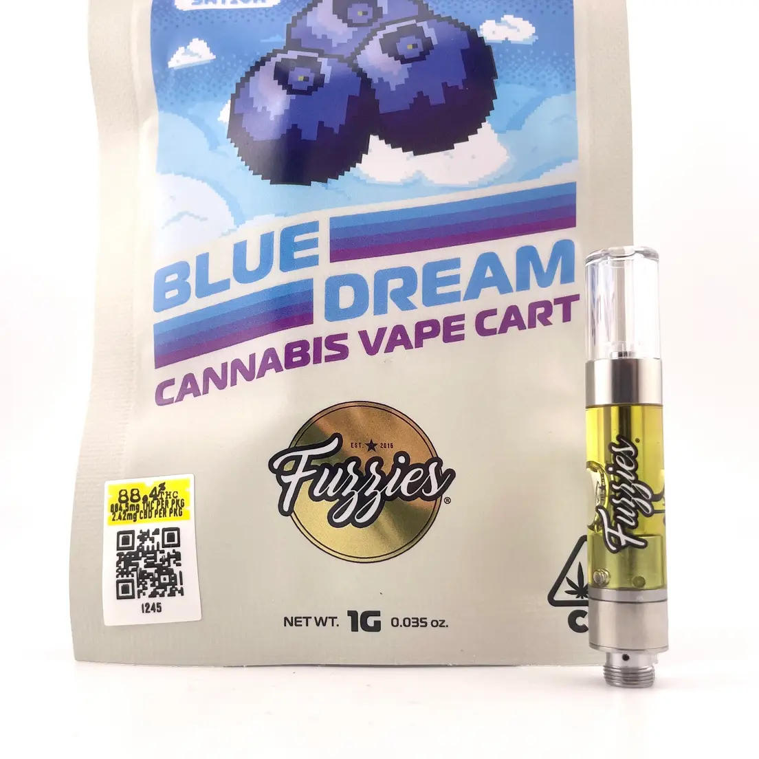 Fuzzies - Blue Dream Vape Cartridge - 1 g
