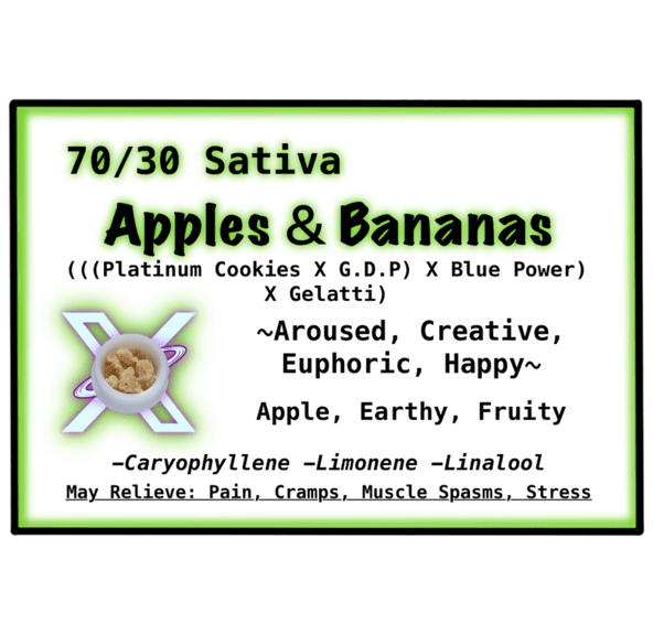 Apples and Bananas RESIN 3.5g