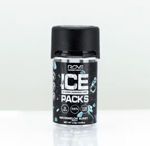Ice Packs Rosin, Diamond, Hash Infused - 5pk - Watermelon Burst 2.5g 2.50 g