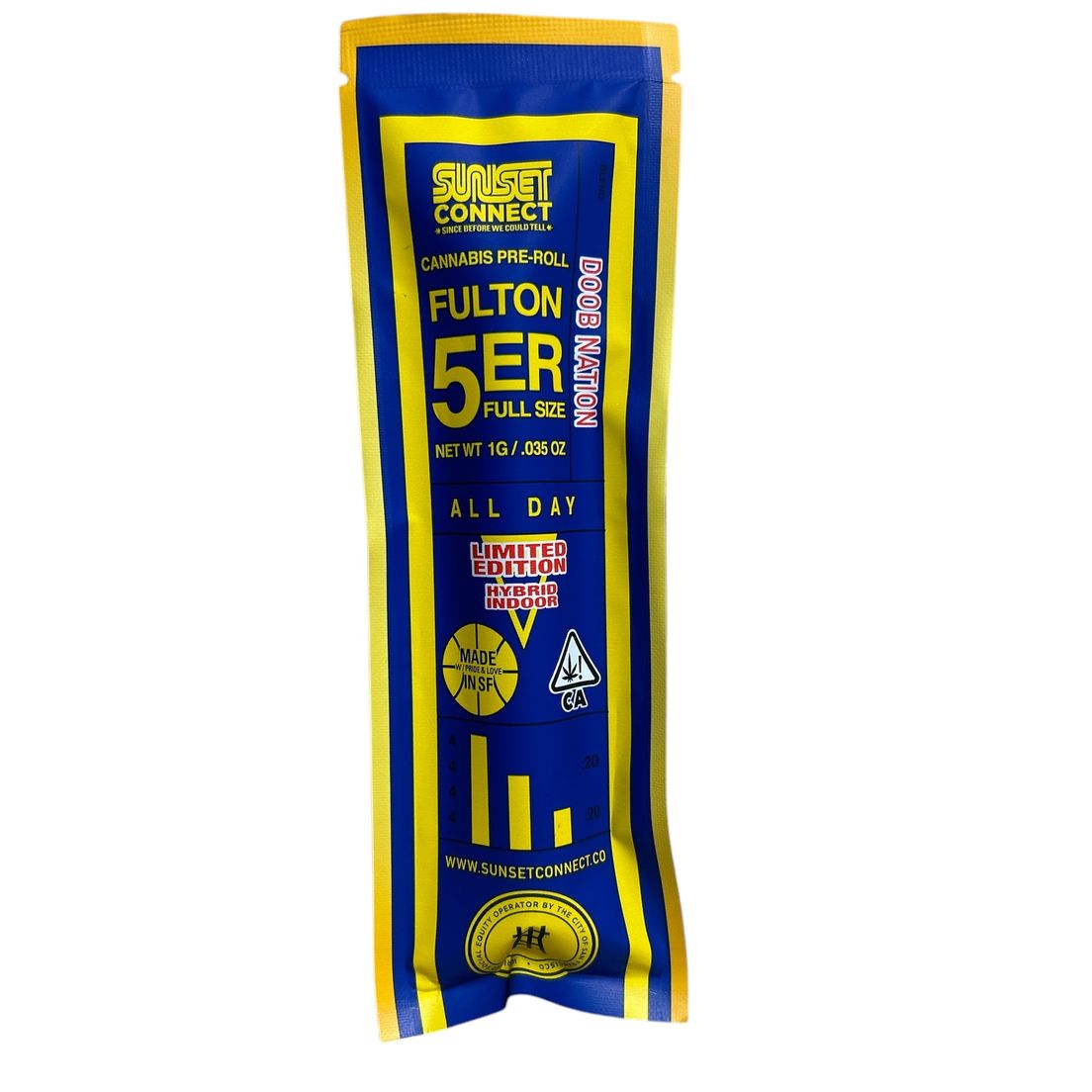 Sunset Connect - Doob Nation Preroll 1g