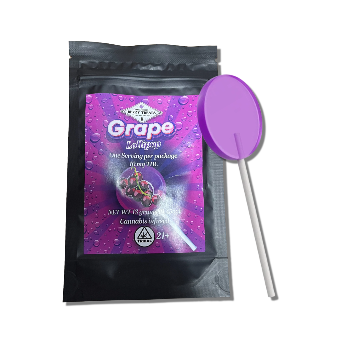 REZZY TREATS GRAPE LOLLIPOP 10MG