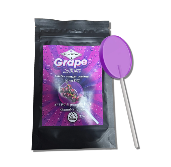 REZZY TREATS GRAPE LOLLIPOP 10MG