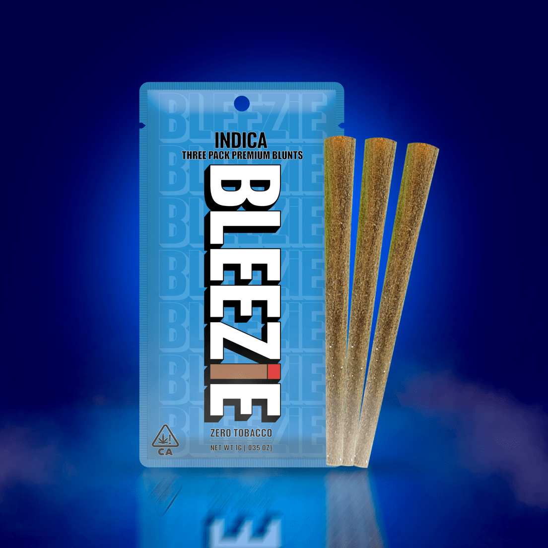 .⠀BLEEZIE 3 PACK (3 x 1 Gram) Pre-Rolled Blunts INDICA