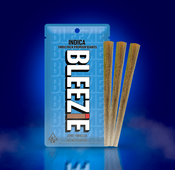 .⠀BLEEZIE 3 PACK (3 x 1 Gram) Pre-Rolled Blunts INDICA