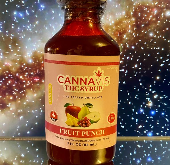 Cannavis THC Syrup - Fruit Punch 1000mg