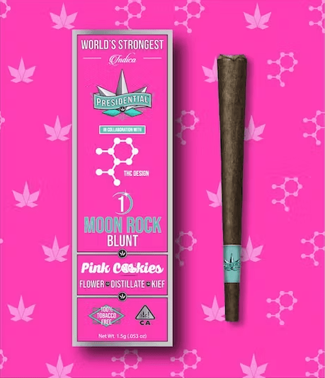 Presidential Moon Rock Blunt Pink Cookies 1.5g