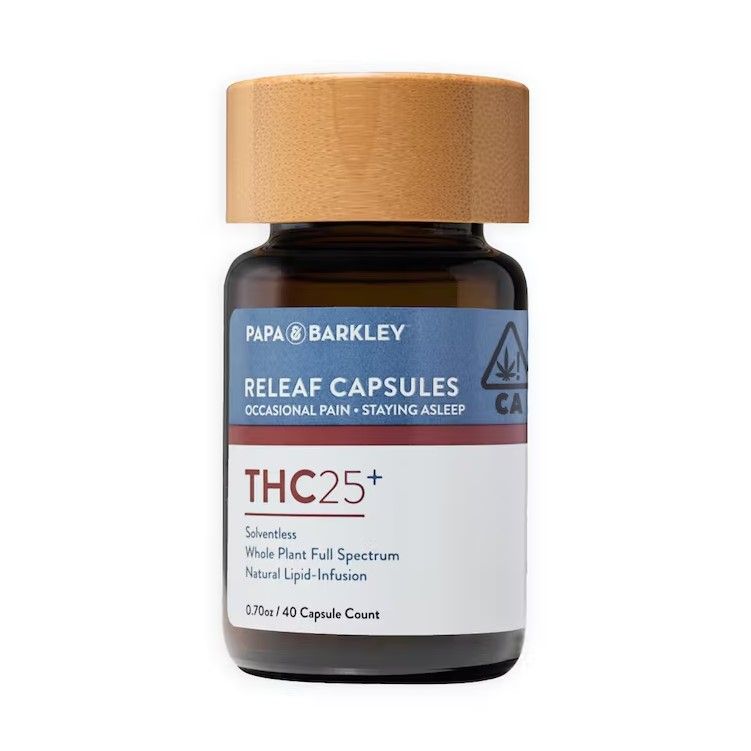 THC 25 Releaf Capsules, 40ct