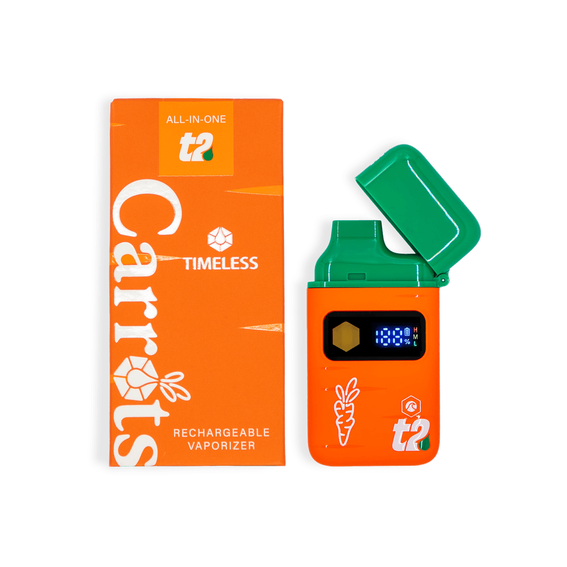 Timeless Vapes - All-in-One - 2G Disposables - Carrots OG - Chill