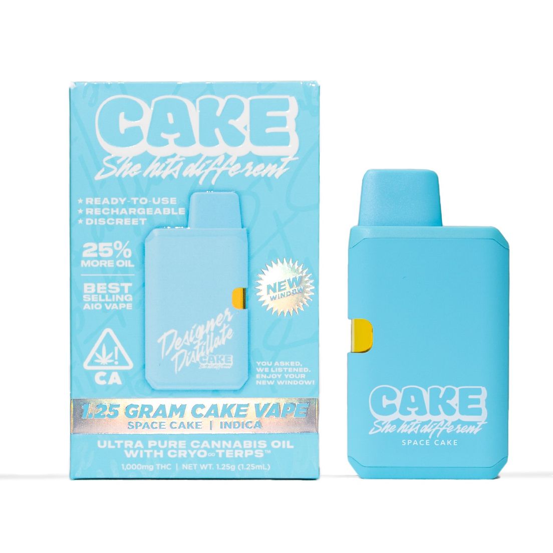 Cake AIO Vape Space Cake 1.25g
