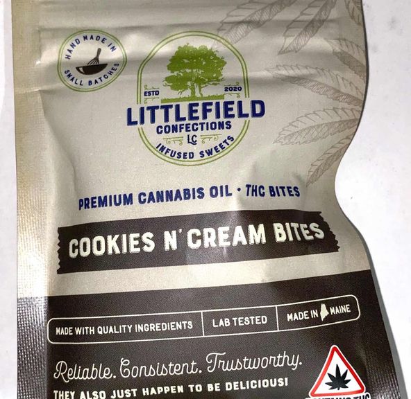 50mg Cookies &Cream Cookies bites Littlefield