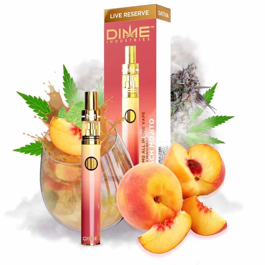 Dime Industries RL - Peach Mojito - 1G