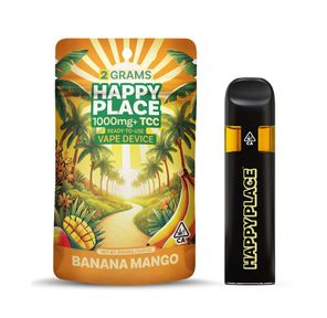 Happy Place AIO Vape Banana Mango 2g