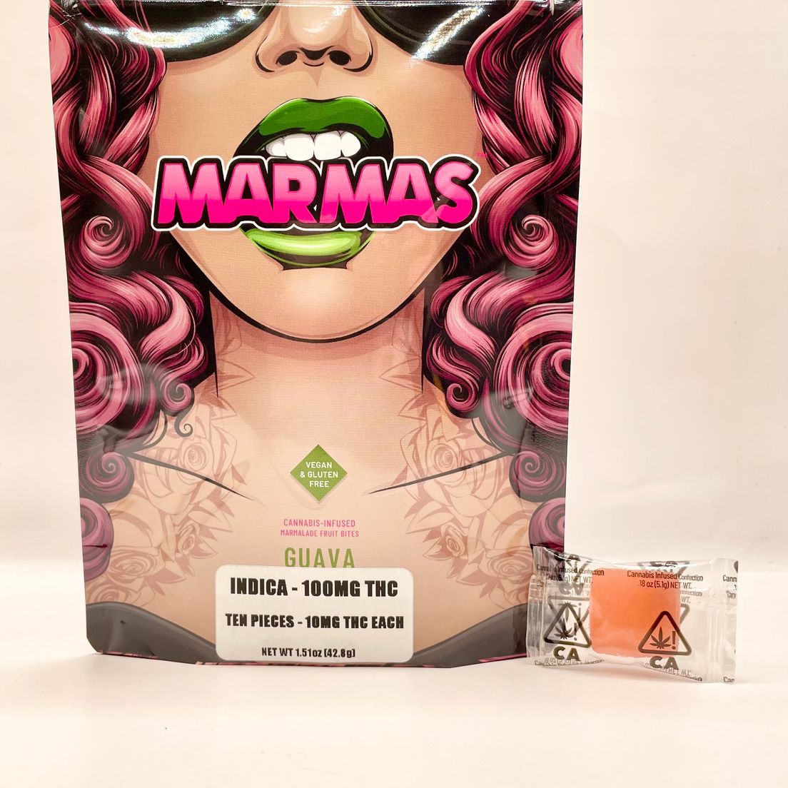 PRE-ORDER ONLY 100mg Guava (Indica) Fruit Bites - Marmas