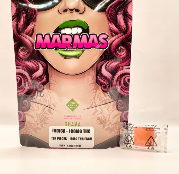 PRE-ORDER ONLY 100mg Guava (Indica) Fruit Bites - Marmas