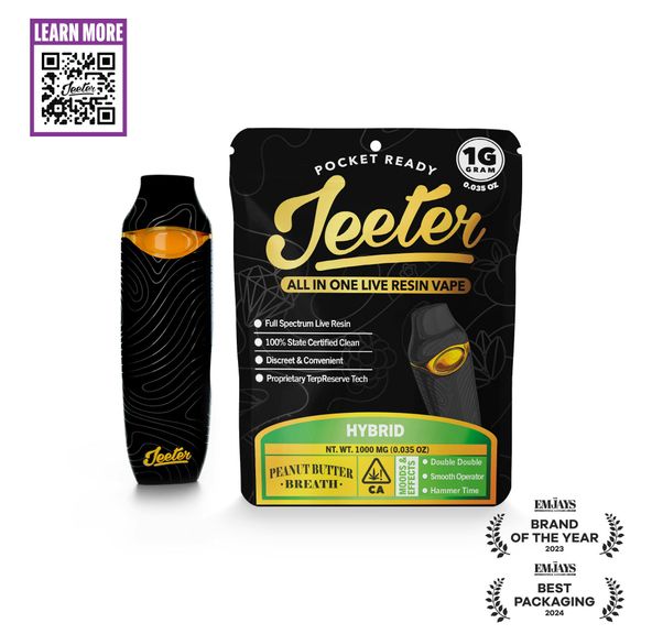 Jeeter - AIO Live Resin - 1g - Peanut Butter Breath