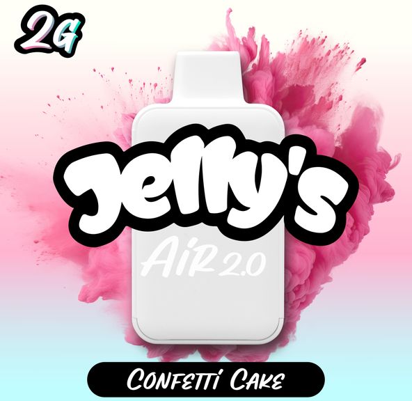 JELLY'S 2G CONFETTI CAKE DISPOSABLE VAPE