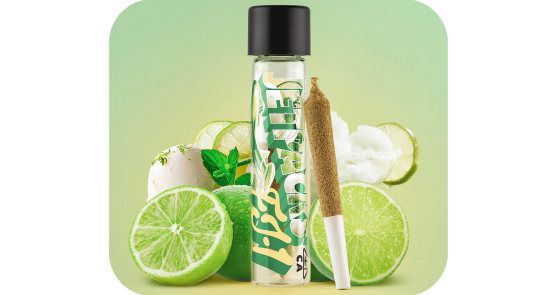 JETPACKS - FJ-1 Infused Lime Sorbet Pre-Roll (1G Infused, THCA Concentrate & Kief Covered)