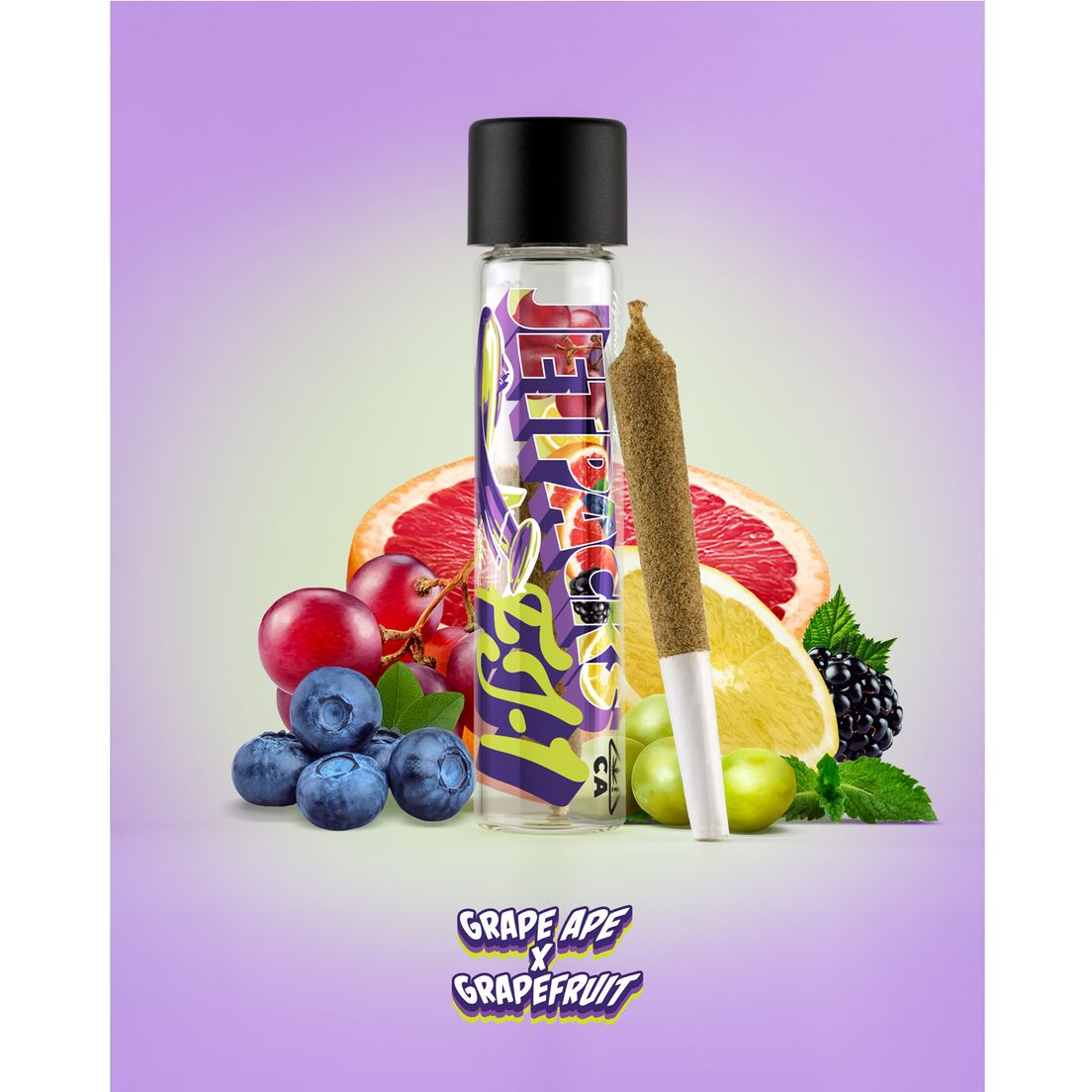 Grape Ape x Grapefruit (1G Infused, THCA Concentrate & Kief Covered)