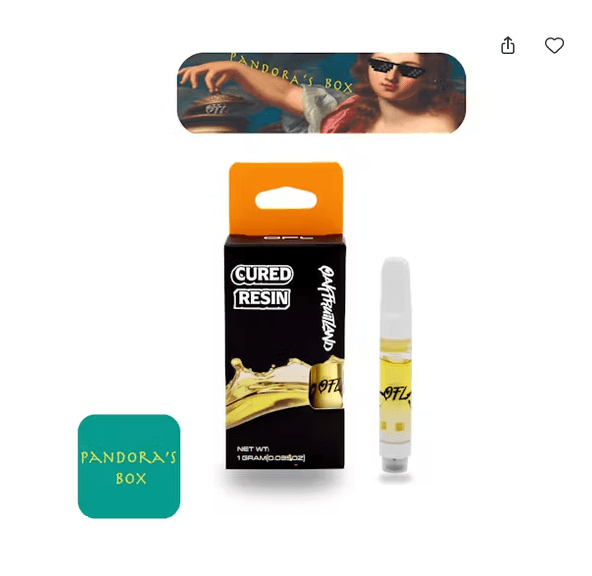 Oakfruitland - Pandora's Box Cured Resin Vape Cart 1g