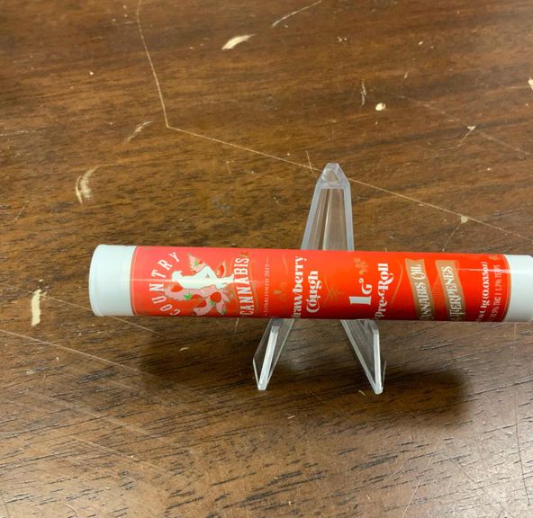 Strawberry Cough Country Cannabis Infused Preroll 1g