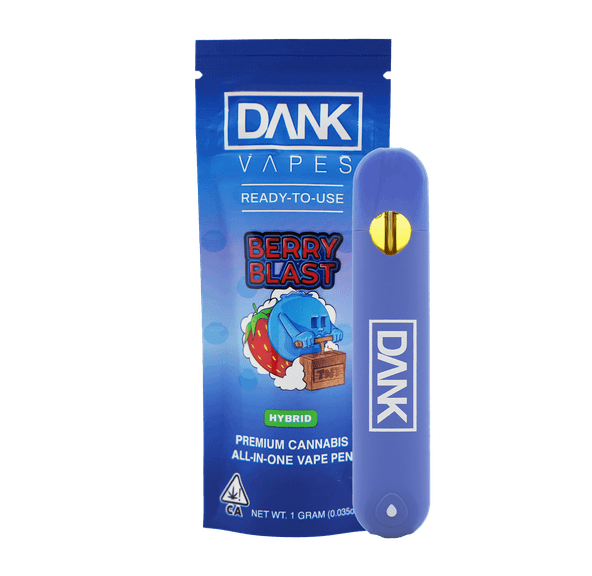 Dank | AIO Vape | 1g | Distillate | Berry Blast
