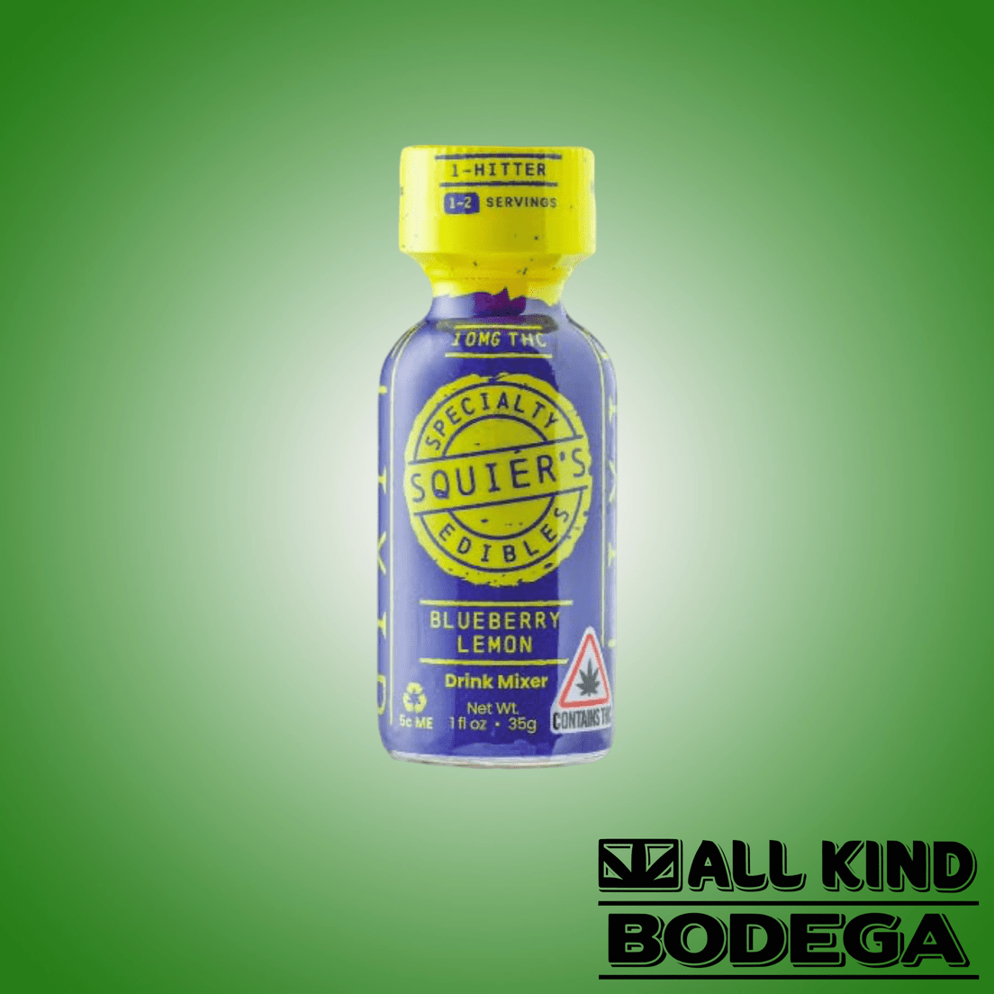 Blueberry Lemon Hash Rosin 1 Hitter - 10mg (@squierselixirs)