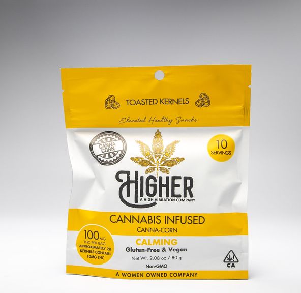 HIGHER VIBRATIONS - CALMING CANNA CORN - 100 MG