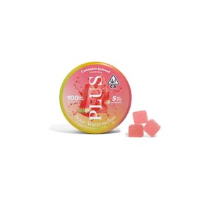 Plus Gummies Sour Watermelon Uplift 100mg THC