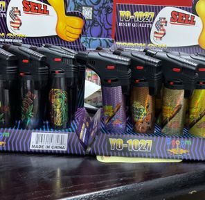 boom torch gun ligher $12 leaf or backwoods $12