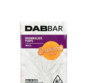 DABWOODS - Dab Bar - Moonwalker Purps - All In One - 1g
