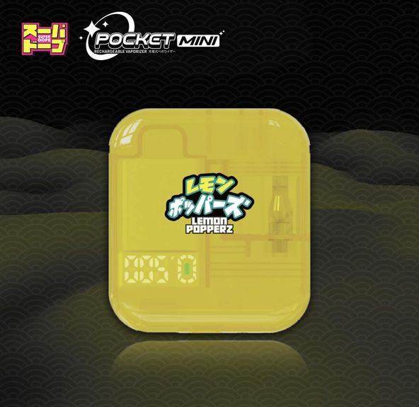 Super Dope- Pocket Mini Lemon Popperz Live Resin AIO 1g (H)