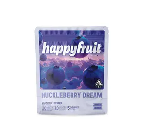 Happy Fruit Gummies 5pk Huckleberry Dream 100mg THC / 50mg CBN