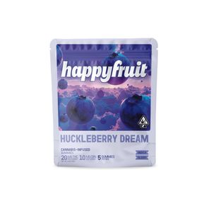 Happy Fruit Gummies 5pk Huckleberry Dream 100mg THC / 50mg CBN