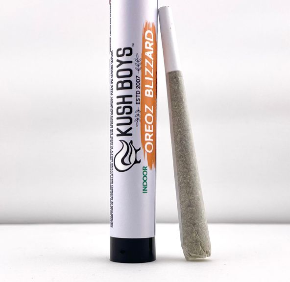 PRE-ORDER ONLY 1.5g Oreoz Blizzard (Indica) Preroll - Kush Boys