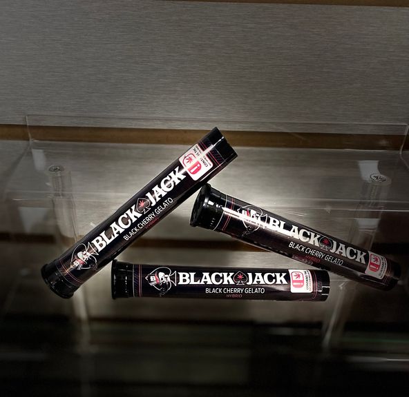 Blackjack - Two 1.2 G Pre Rolls - Black Cherry Gelato - 2.4g