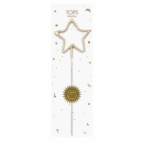 Big Golden Star Sparkler Wand