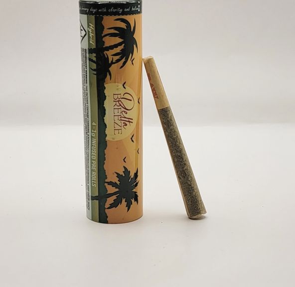 PRE-ORDER ONLY *BLOWOUT DEAL! $25 4g Gelato (Hybrid) 4-Pack Diamond Infused Prerolls - Delta Breeze