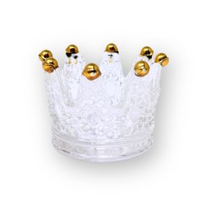 Kolas Ashtray Glass Crown Assorted