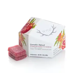 Pomegranate 1:1 CBD + Hybrid Enhanced Gummies 40.00 g