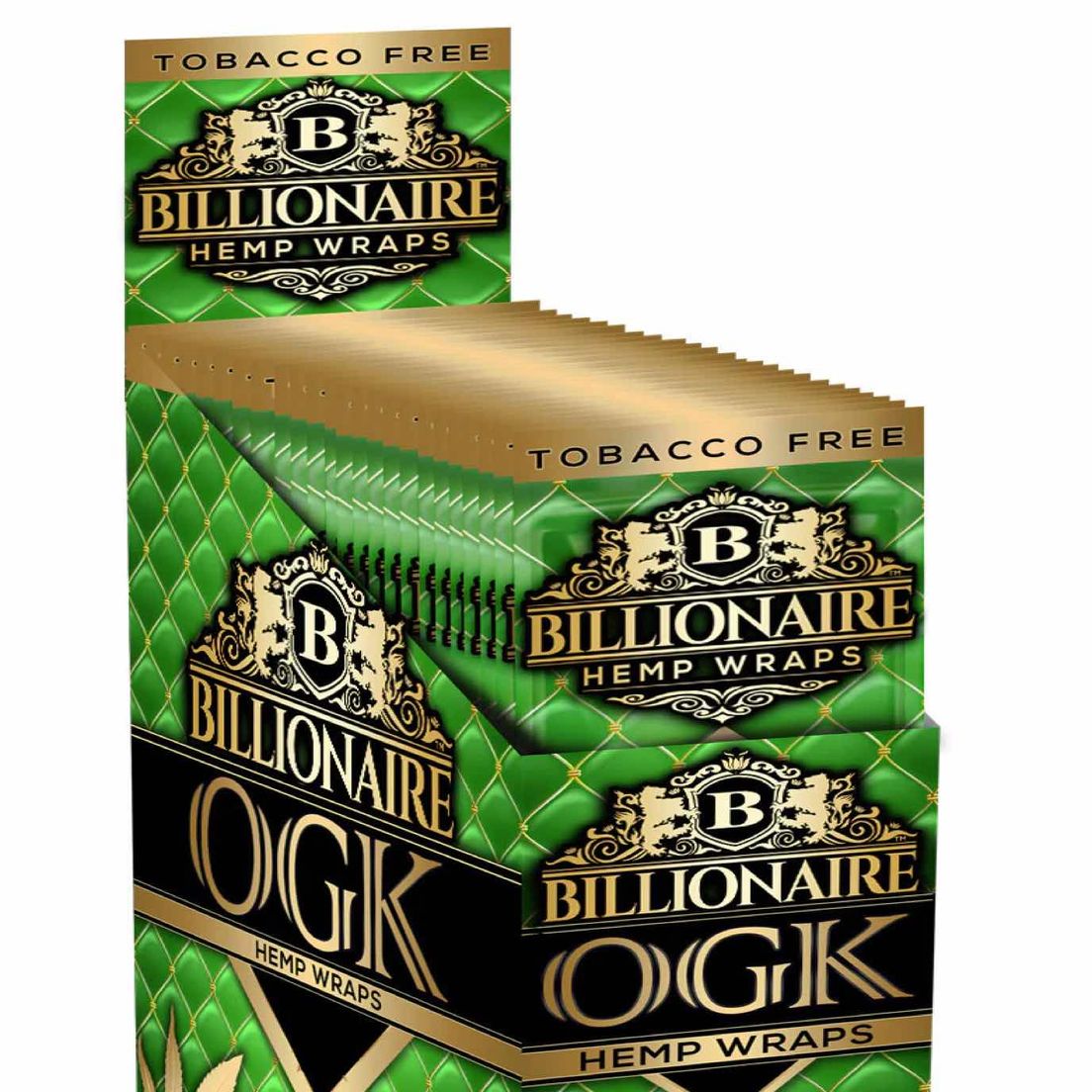 Billionaire Hemp Wraps - 2pk - OGK, Russian Cream & Majestic Grape