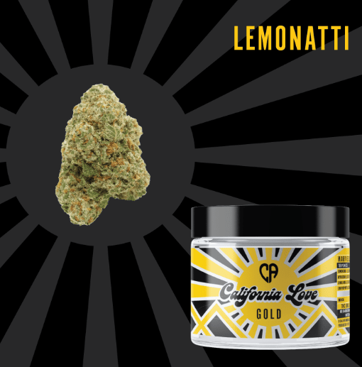 California Love Gold Flower Lemonatti 3.5g
