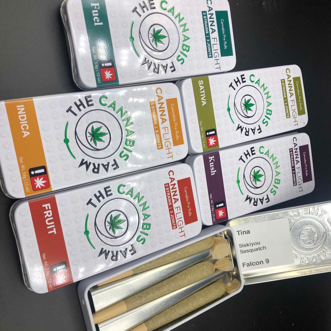 Cannabis Farm - Flight Tin - Preroll - 3g