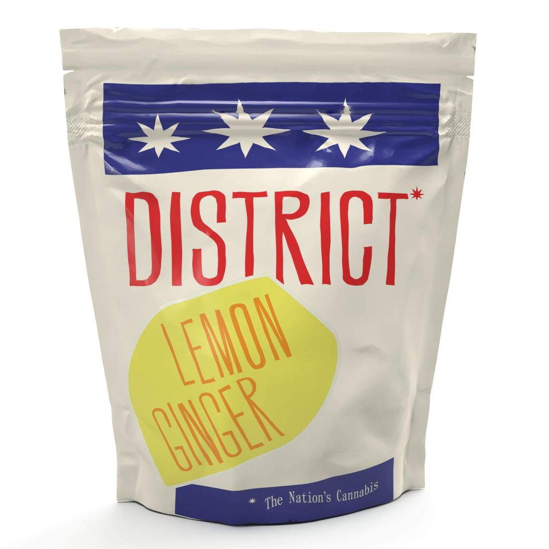 District Cannabis | THC Lozenges | Lemon Ginger | 10mg THC | 10-Pack (100mg Total)