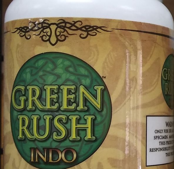 Green Rush Indo Silver 100 Capsules-Organic nonGMO