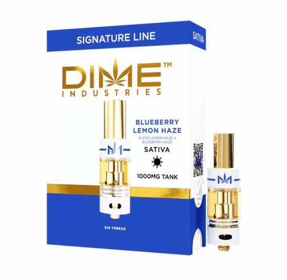 Dime Industries | Cart | Blueberry Lemon Haze | 1g | Sativa | 89.08% THC