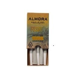 Almora Farm: Fusion: 0.5g Infused Pre Roll 5 Pack: Platinum Purple x Space Cheese [I/H]