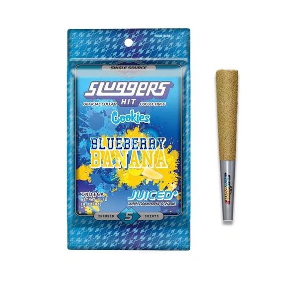 Sluggers Infused Pre-roll Pack Blueberry Banana 3.5g