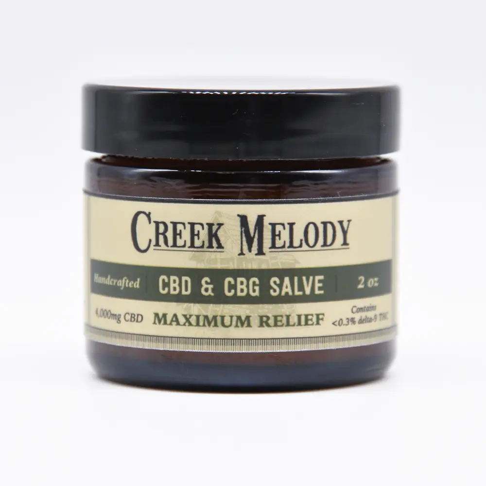 Creek Melody CBD & CBG Salve, 4000mg, 2oz